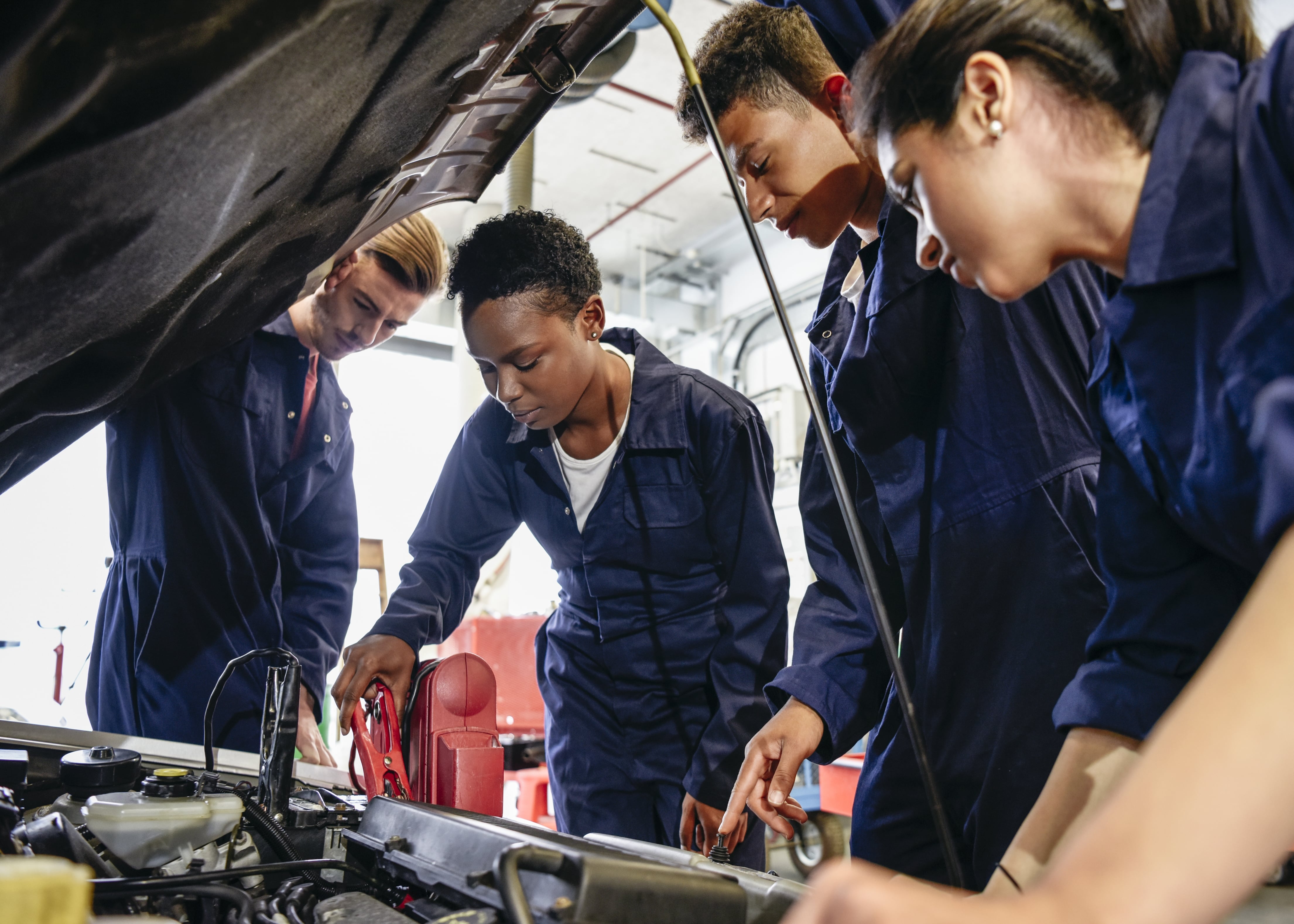 Lehrlinge in der Ausbildung