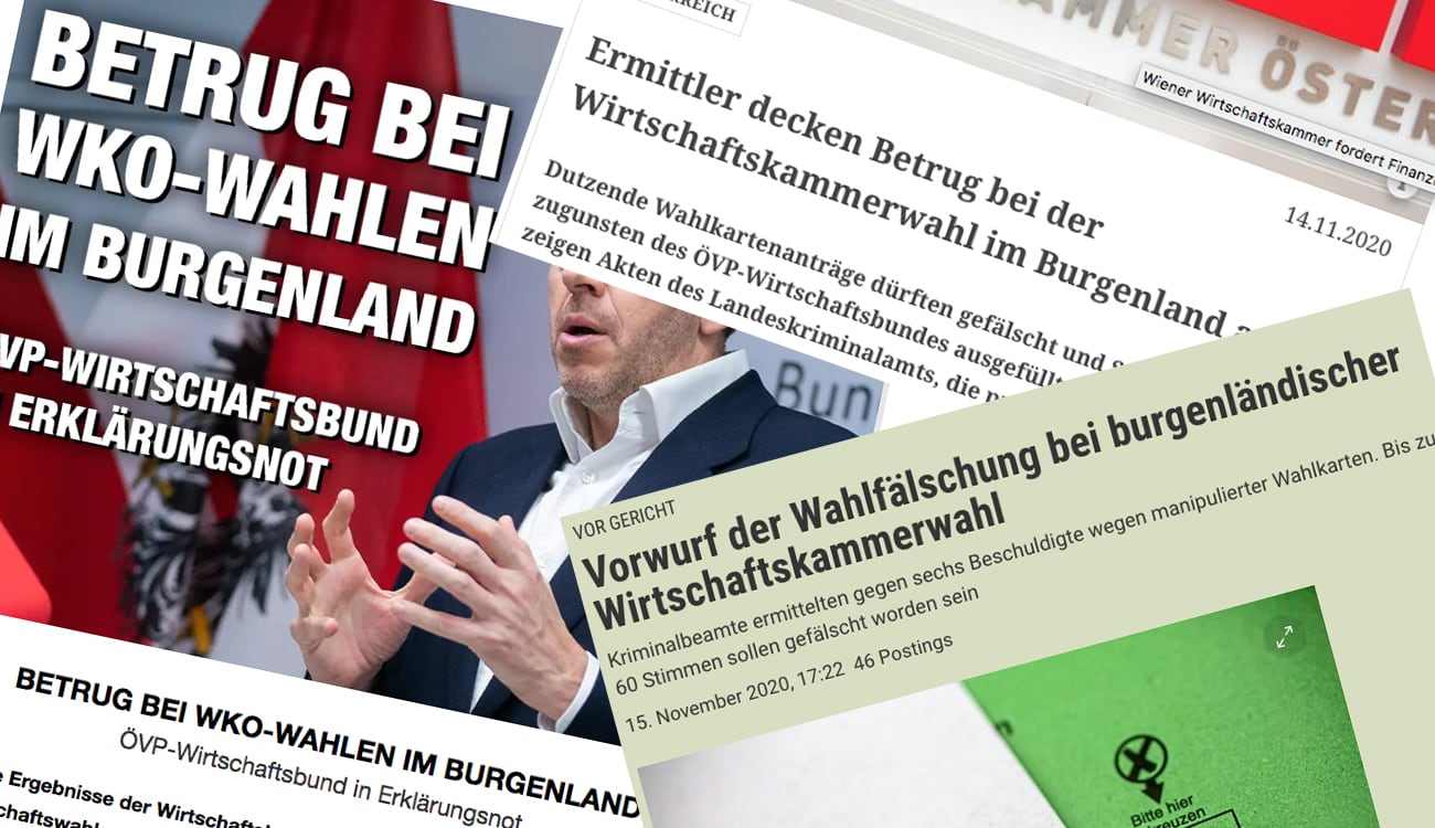 Wahlbetrug WKO WK-Wahlen