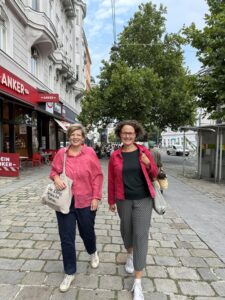 Sonja Franzke und Josefa Molitor-Ruckenbauer © Grüne Alsergrund